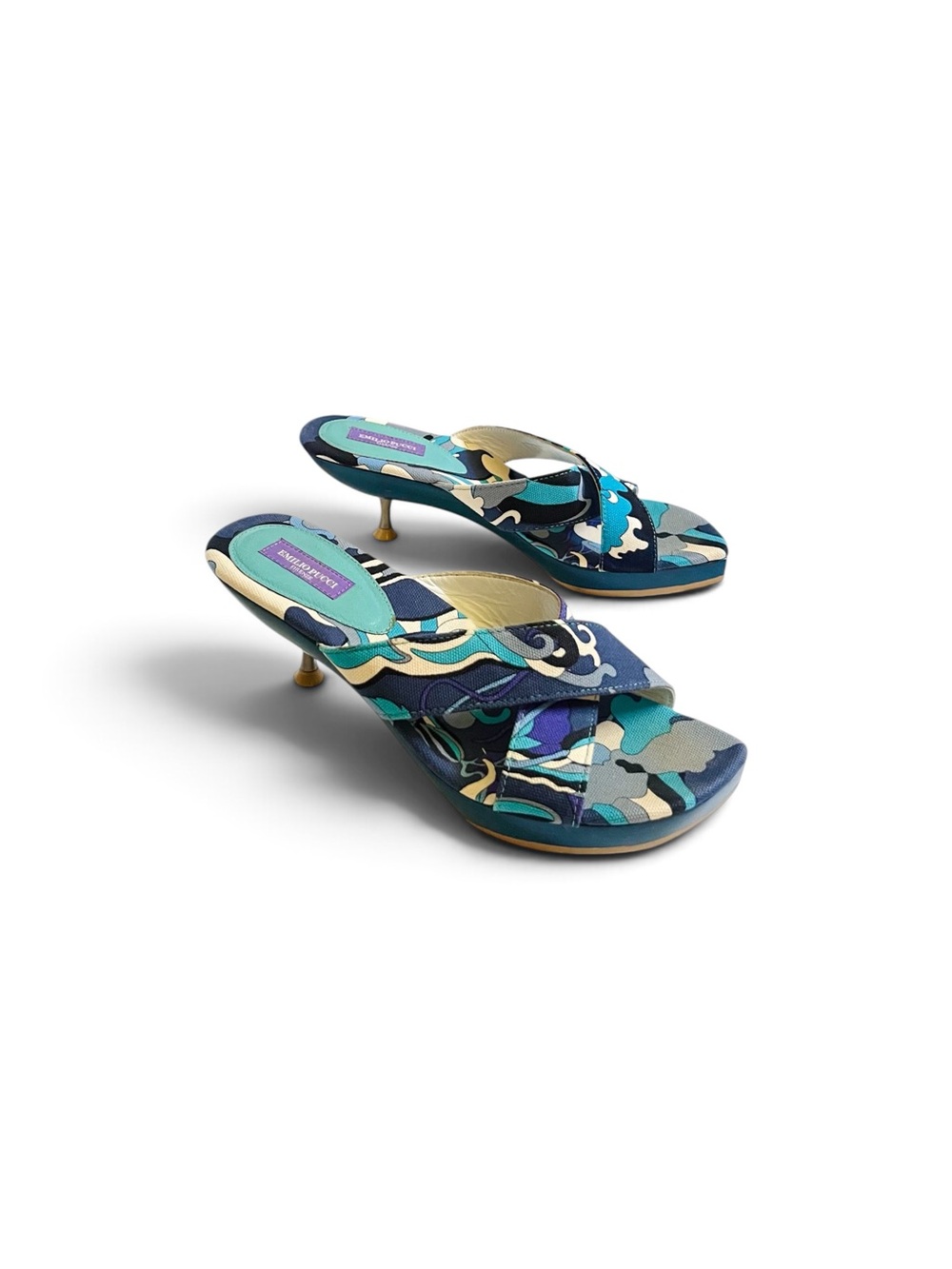 Auth Emilio Pucci Kitten Heels